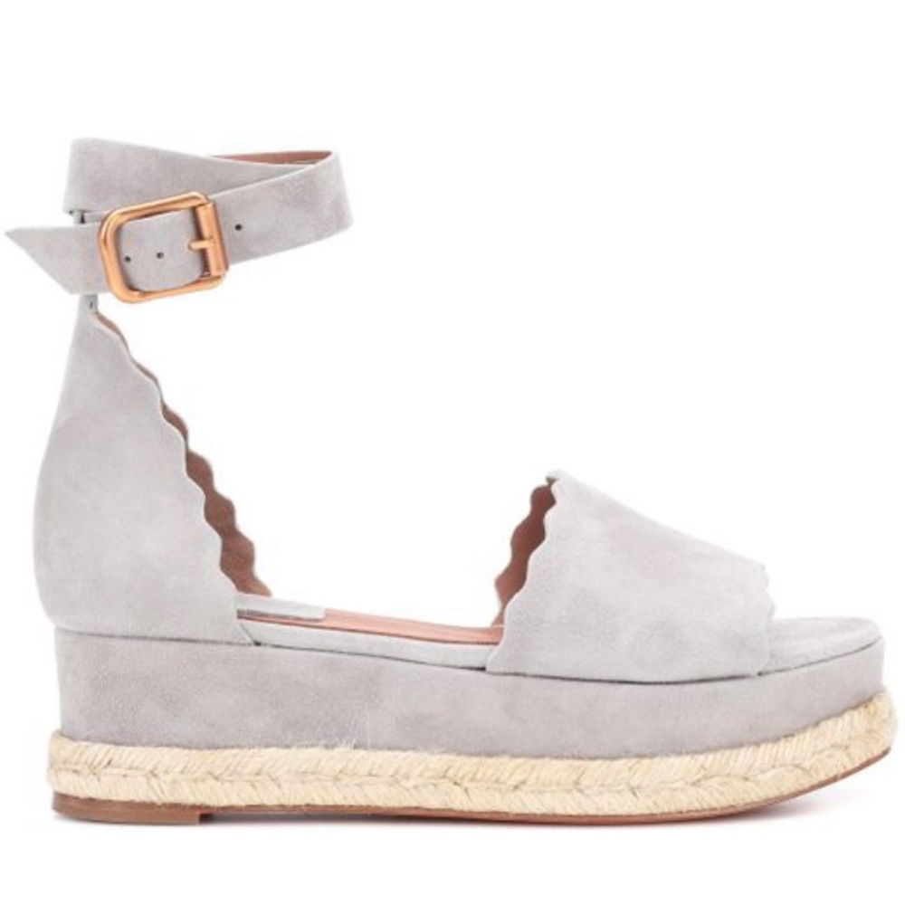 Chloe “Lauren” Suede Platform Sandal